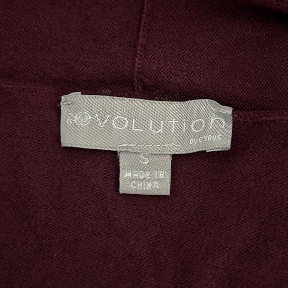 Evolution by Cyrus Open Front Button Detail Open Front Cardigan S Small - Picture 8 of 8